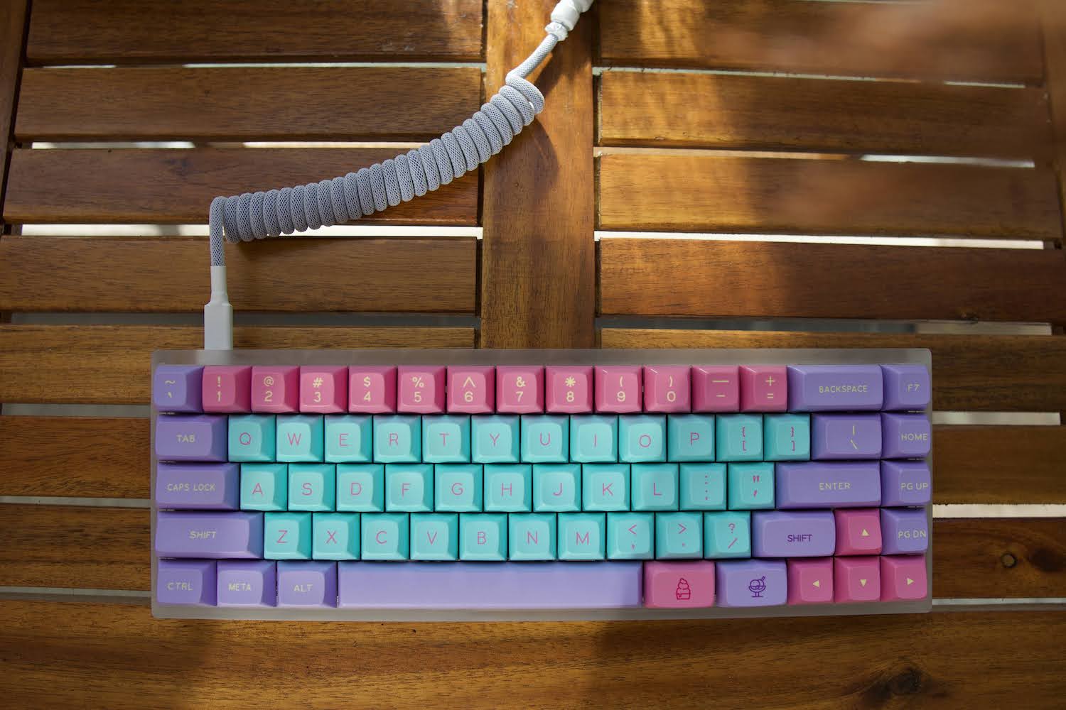 65% Acrylic Underglow Mechanical Keyboard